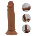 Pretty Love Quentin 7.2" – Realistyczne Dildo z Ruchomą Powłoką i Przyssawką