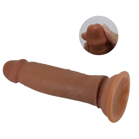 Pretty Love Quentin 7.2" – Realistyczne Dildo z Ruchomą Powłoką i Przyssawką