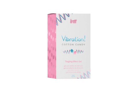 INTT Vibration! Cotton Candy 15 ml – Żel Stymulujący z Efektem Mrowienia